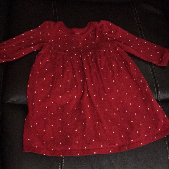 Old Navy red and white polkadot Baby dress - Picture 2 of 6